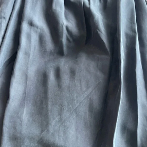 Michael Kors women’s navy silk sleeveless top with scoop braided neckline - Picture 6 of 9